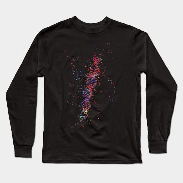 DNA Molecule Long Sleeve T-Shirt by Kevan Hom